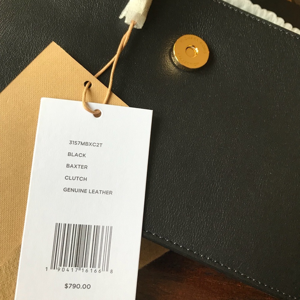 RARE❤️Authentic MK Collection Calf Leather L.Edition Crosby/Clutch/shoulder ❤️ - Picture 8 of 14